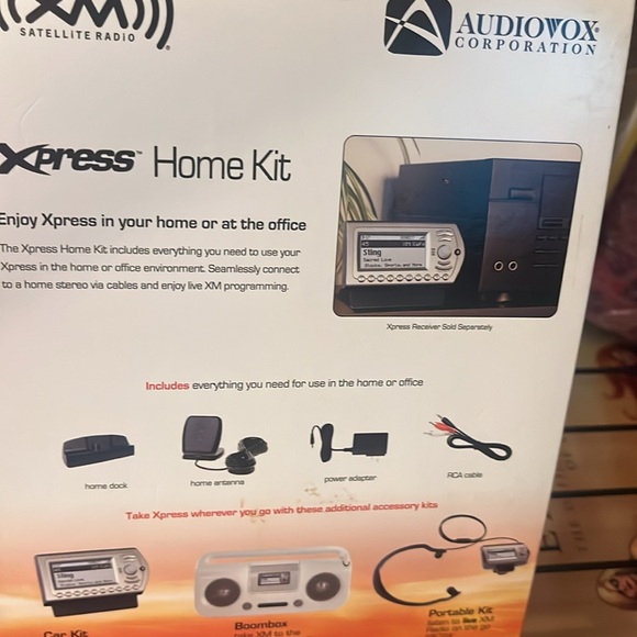 Audiovox XM Xpress Satellite Radio Home Kit - Brand New - Picture 10 of 11